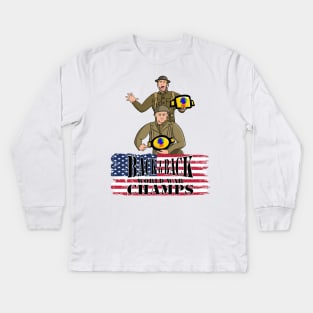 Back to Back World War Champs Kids Long Sleeve T-Shirt